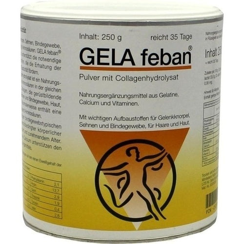 Febena Pharma Gmbh Gela Feban Powder Plus M.Gelatinehydrolysat 250 g