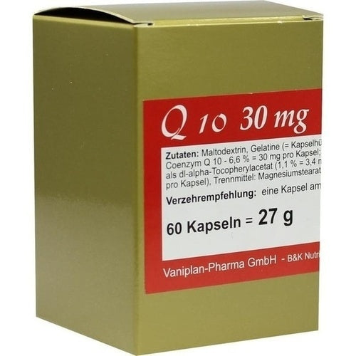 B&K Nutripharm Gmbh Q10 30 Mg Capsules 60 pcs