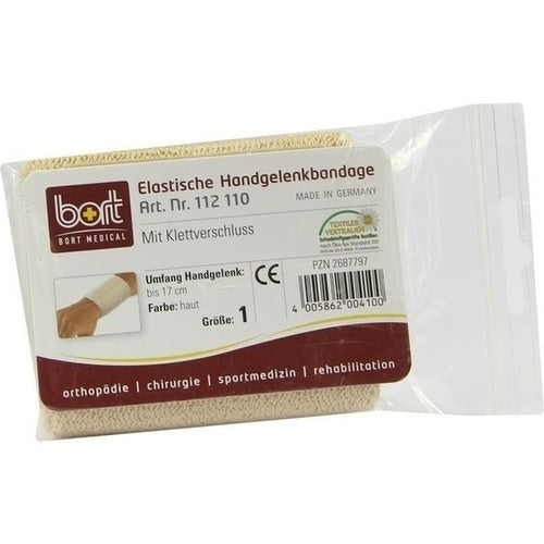 Bort Gmbh Bort Wrist Support Gr.1 Skin M.Klettvers. 1 pcs