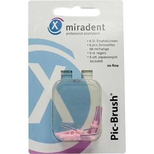 Megadent Deflogrip Gerhard Reeg Gmbh Pic Brush Interdentalb.Ersatzb.1,5 Mm Pink 6 pcs