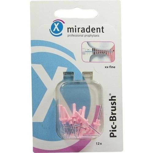 Megadent Deflogrip Gerhard Reeg Gmbh Pic Brush Interdentalb.Ersatzb.1,5 Mm Pink 12 pcs