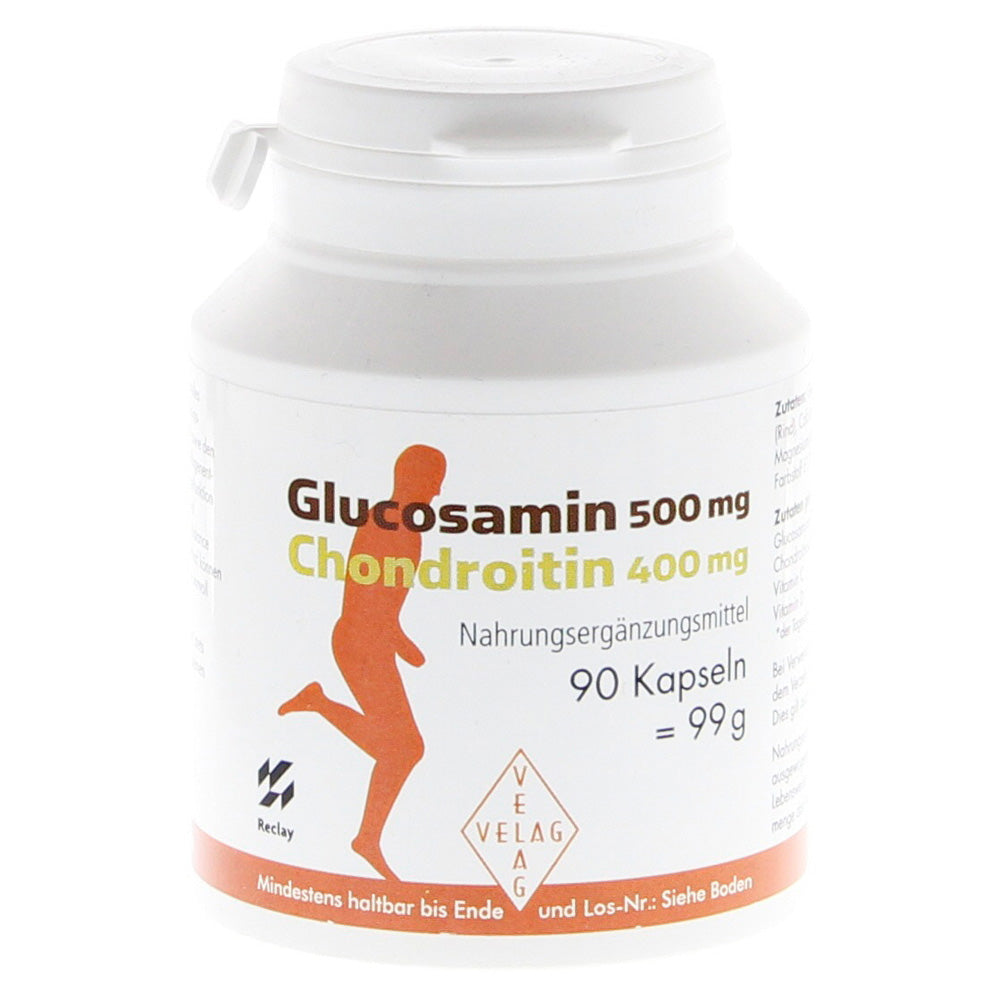 Glucosamine 500 + Chondroitin Mg 400 Mg Capsules 90 pcs