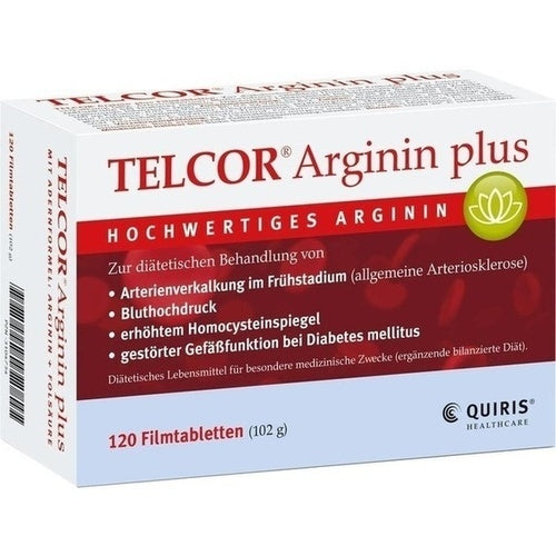 Quiris Healthcare Gmbh & Co. Kg Telcor Arginine Plus Film-Coated Tablets 120 pcs