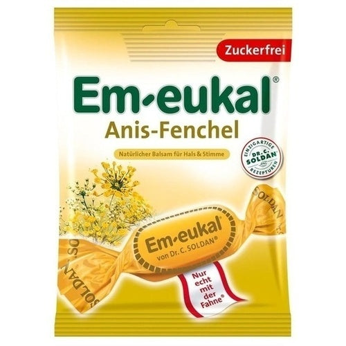 Dr. C. Soldan Gmbh Em Eukal Candy Anise Fennel Sugar Free 75 g