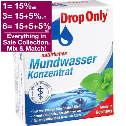 One Drop Only Chem.-Pharm. Vertr. Gmbh One Drop Only Natürl.Mundwasser Concentrate 50 ml