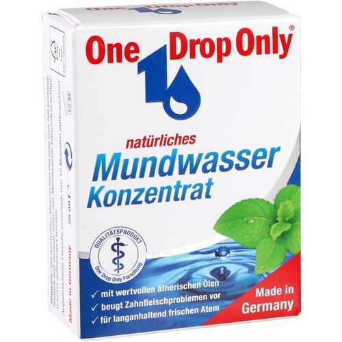 One Drop Only Chem.-Pharm. Vertr. Gmbh One Drop Only Natürl.Mundwasser Concentrate 25 ml
