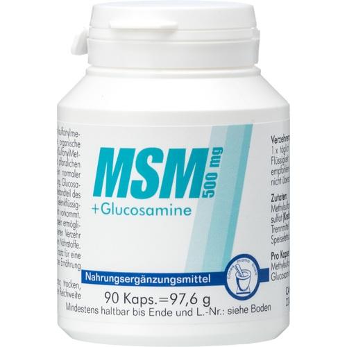 Pharma Peter Gmbh Msm + Glucosamine 500 Mg Capsules 90 pcs