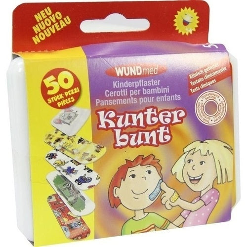 Axisis Gmbh Kids Plaster Kunterbunt 50 pcs