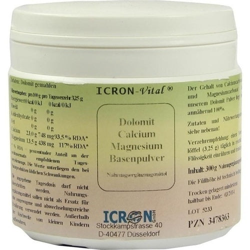 Icron Vital Dolomit Calcium Magnesium Base Powder 300 g