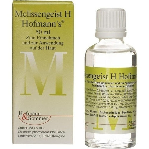 Hofmann & Sommer Gmbh & Co. Kg Melissa Spirit H Hofmann'S Drop 50 ml