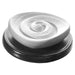 Fragrance stone energy spiral ceramic plate black