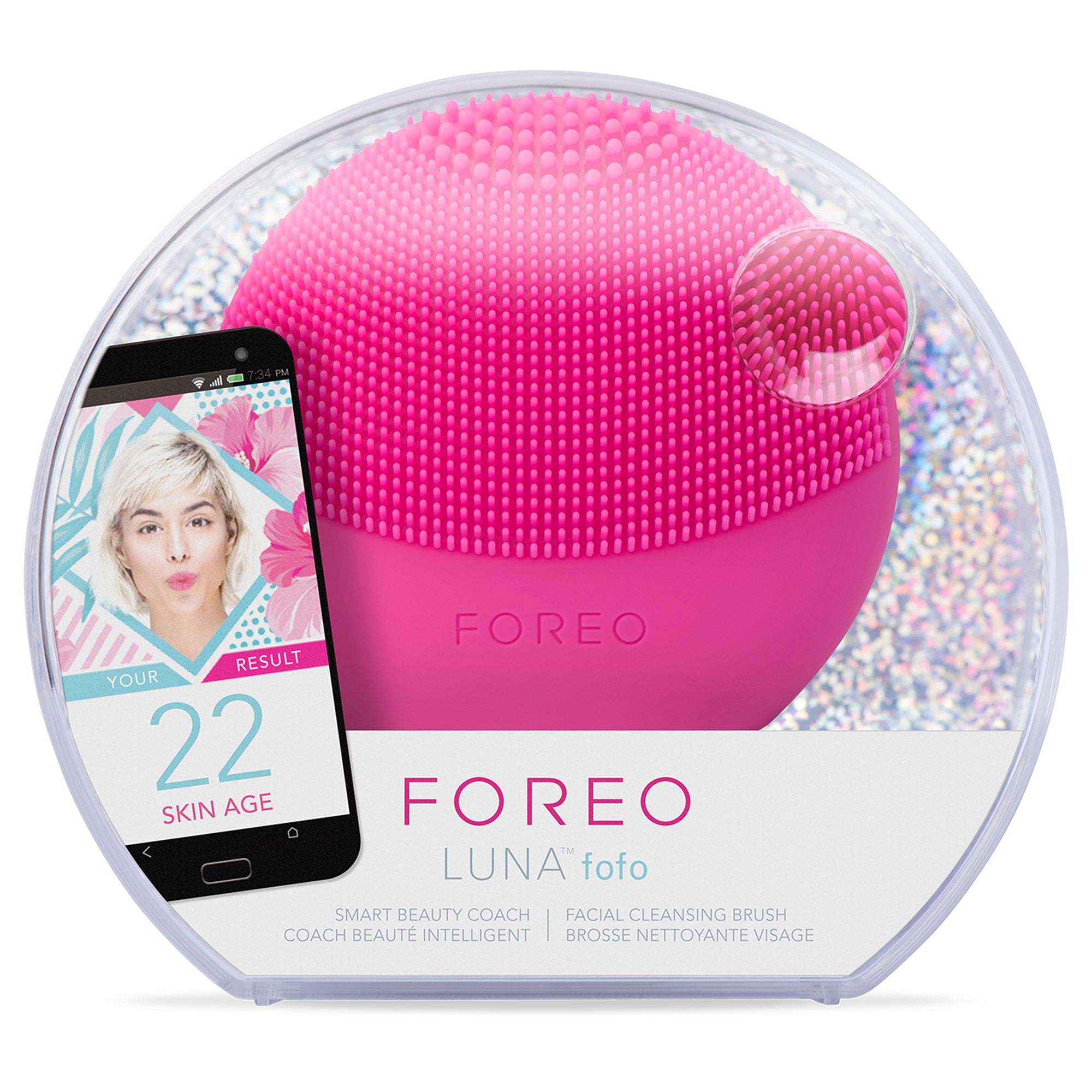 Foreo Facial Cleansing Brush Luna Fofo Fuchsia belongs to the category of Beauty Accessories