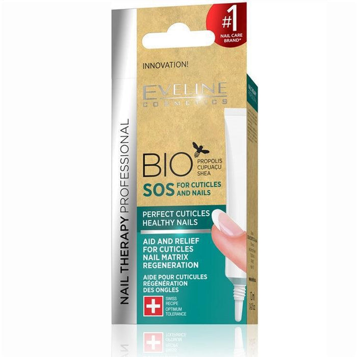 Eveline Cosmetics Nail Therapy Bio SOS For Cuticles & Nails 12 ml