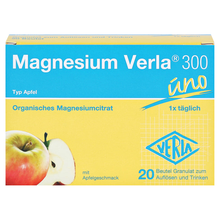 Magnesium Verla 300 Apple Granules 20 sachets