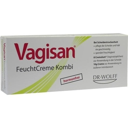Vagisan Wet Cream Combination 8 Ovula+ 10g Cream