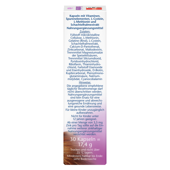 <tc>Doppelherz</tc> Hair Intensive - pour des cheveux sains 30 capsules