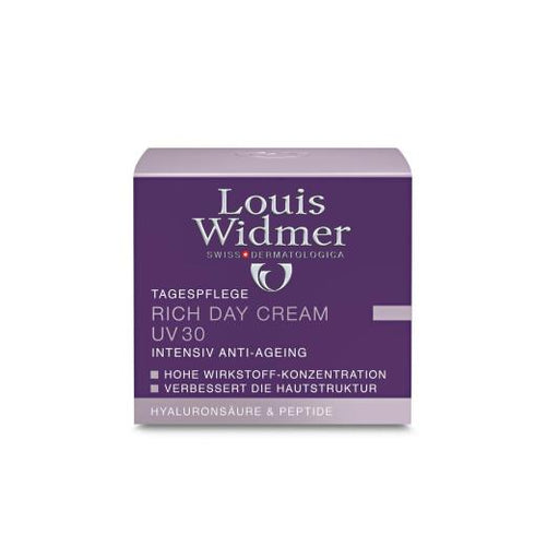 Louis Widmer Rich Day Cream UV 30 Lightly Scented 50 ml - VicNic.com
