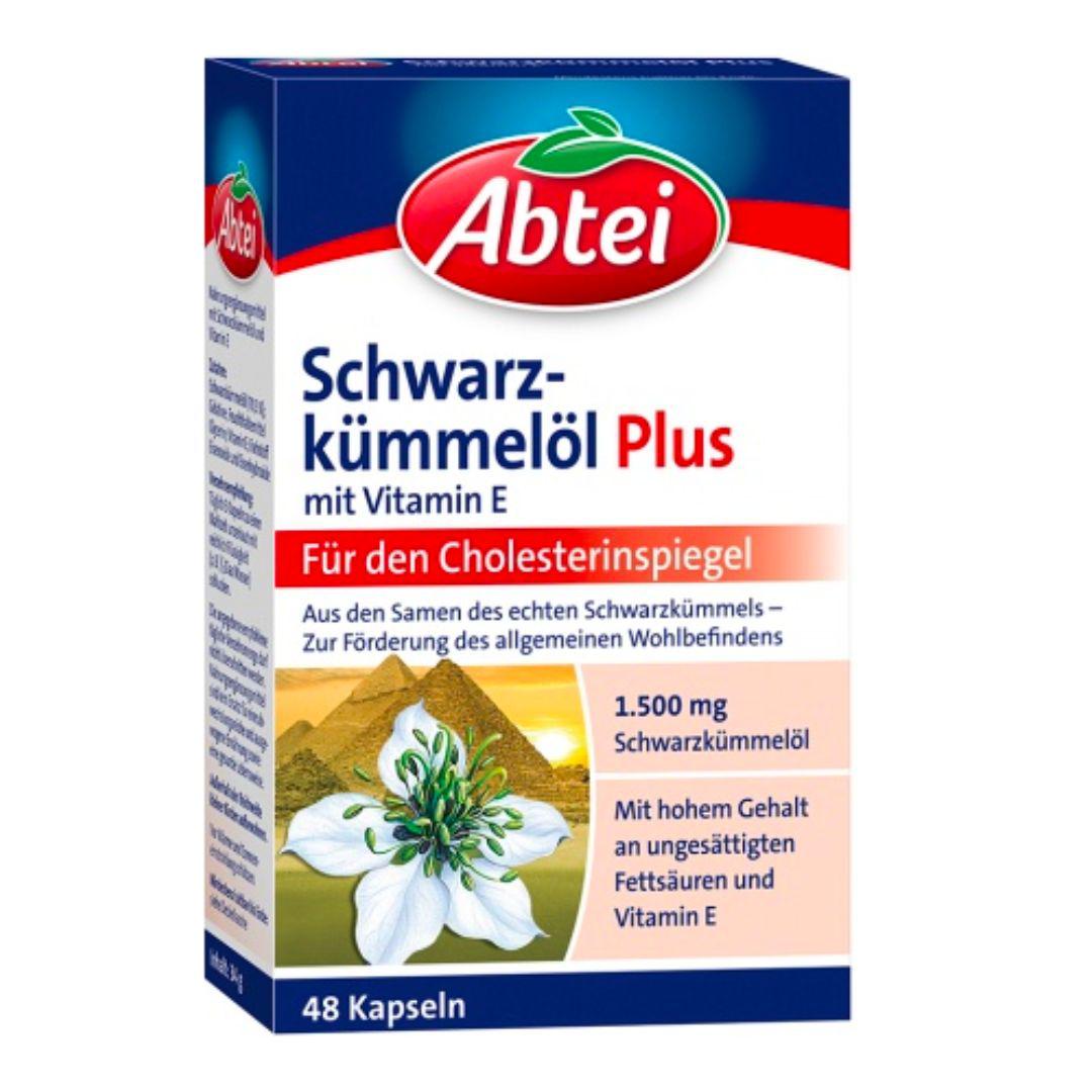 Abtei Black Cumin Oil Plus with Vitamin E 48 cap