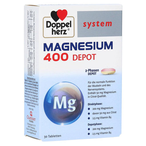 Doppelherz System Magnesium 400 Depot Tablets 40 pcs.