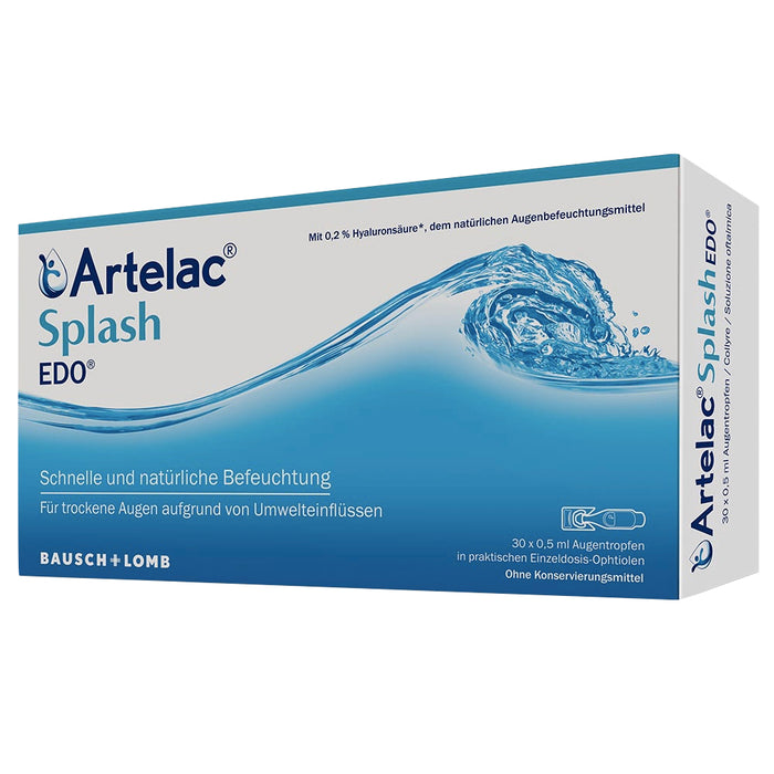 Artelac Splash EDO Eyedrops 30 x 0.5 ml