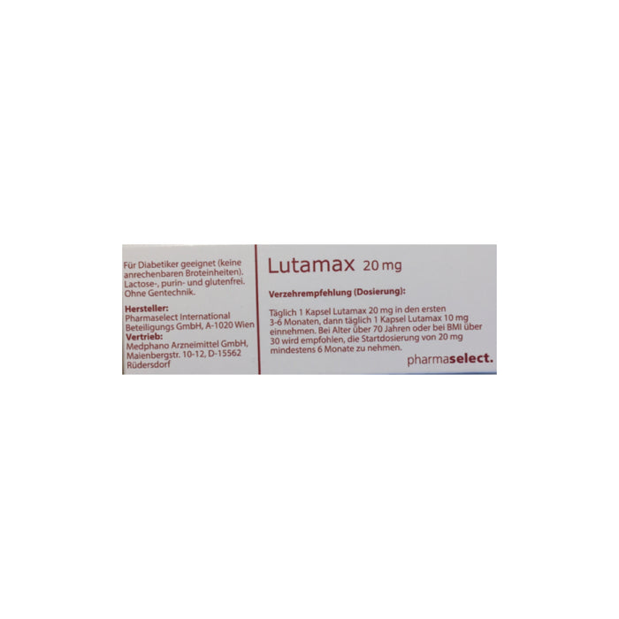 Lutamax 20 mg Capsules 30 pcs - side