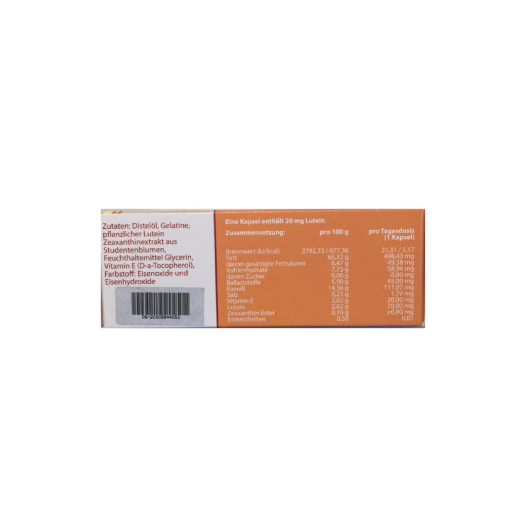 Lutamax 20 mg Capsules 30 pcs - nutrition value