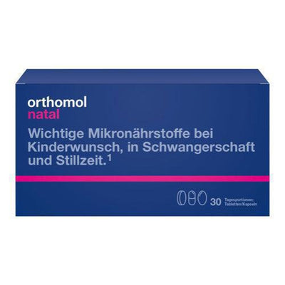 Orthomol Natal Tab & sapka-kiegészítő anyai támogatáshoz 30 nap