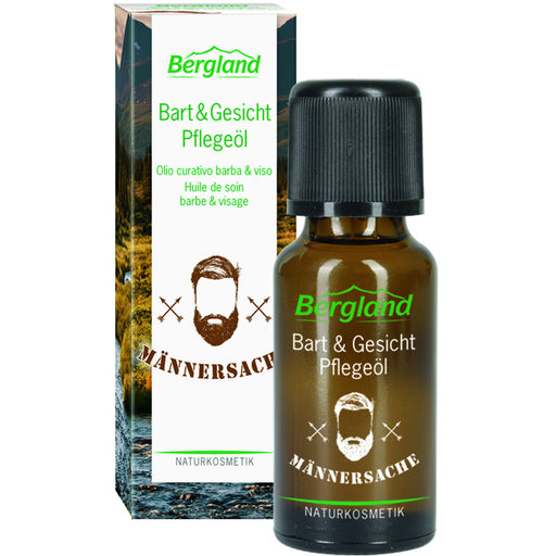 Bergland Natural Beard and Skin Oil 20 ml