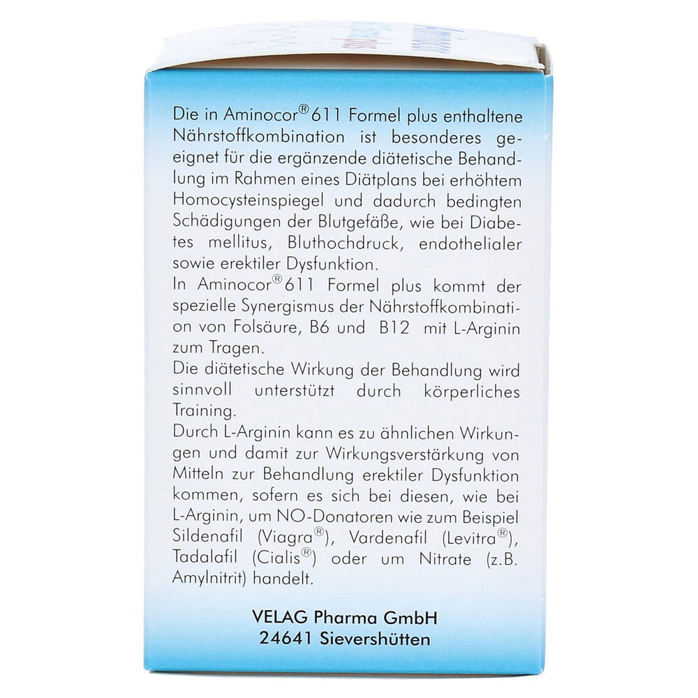 Aminocor 611 Formula Plus 90 Capsules