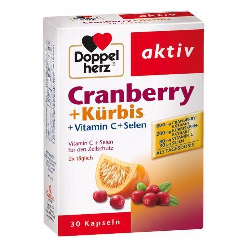 Doppelherz Cranberry, Pumpkin, Vitamin C & Selenium