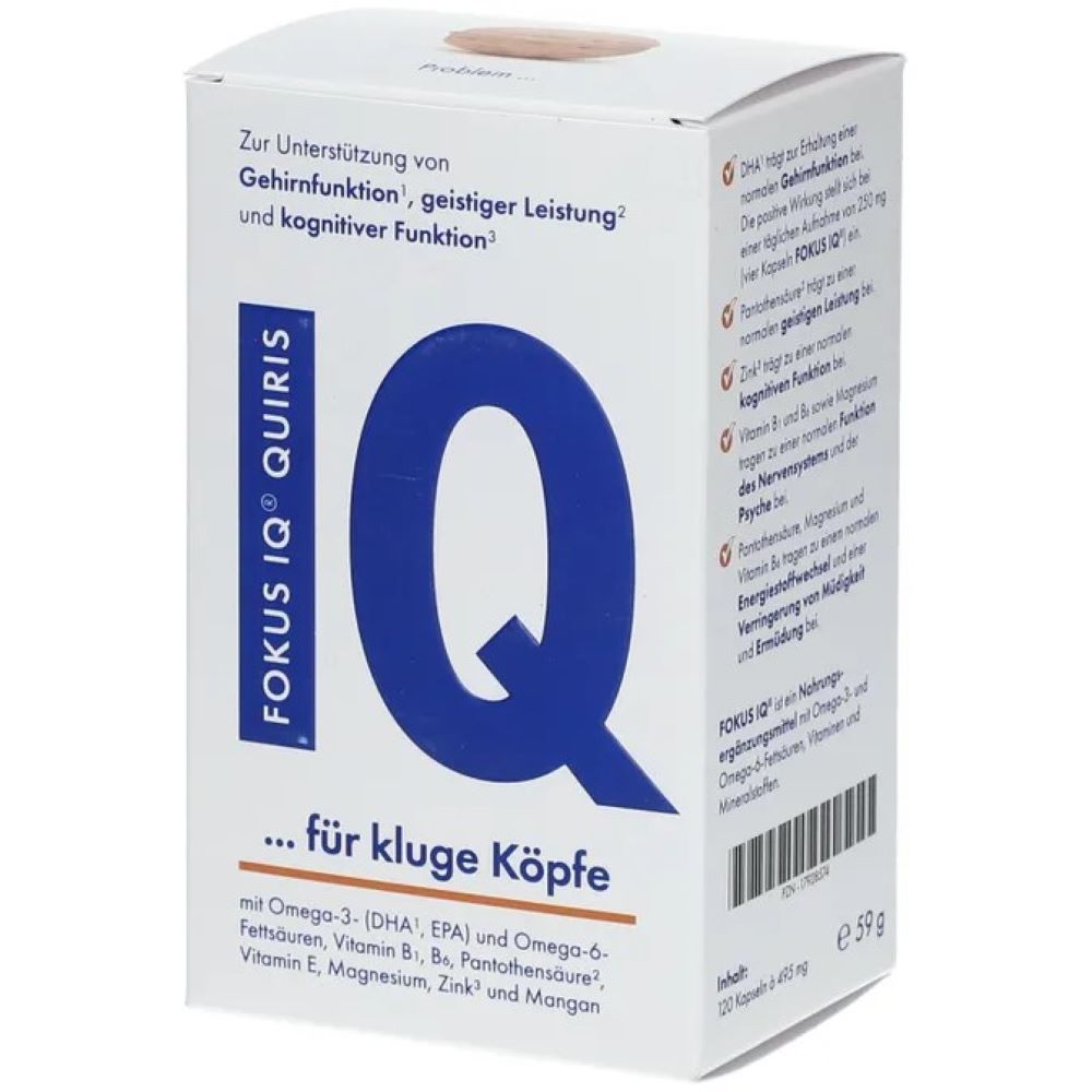 FokusIQ®は、Clever Minds 120 Capsulesのためです