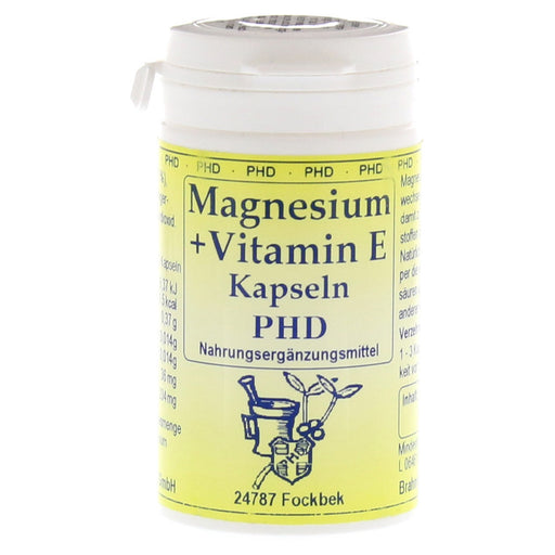 Magnesium + Vitamin E Capsules 60 pcs
