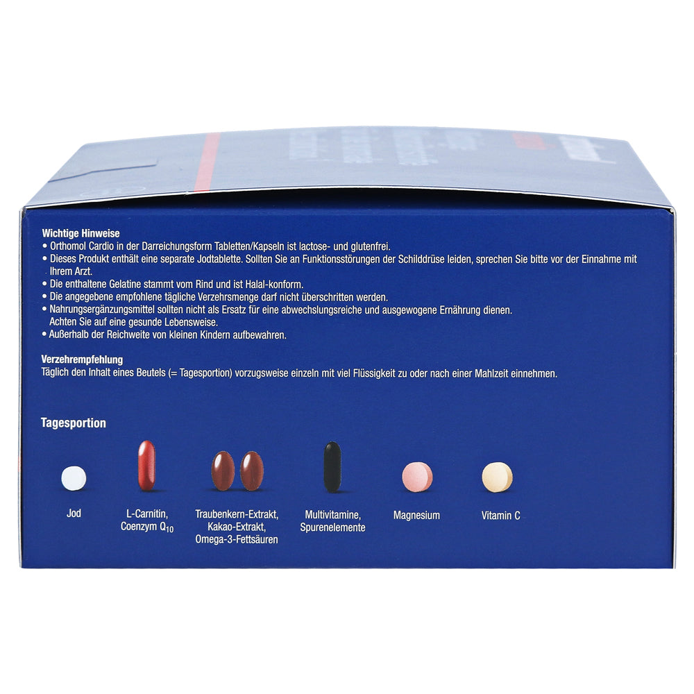 טבליות קרדיו של <tc>orthomol</tc> + כמוסה - לב 30 יום