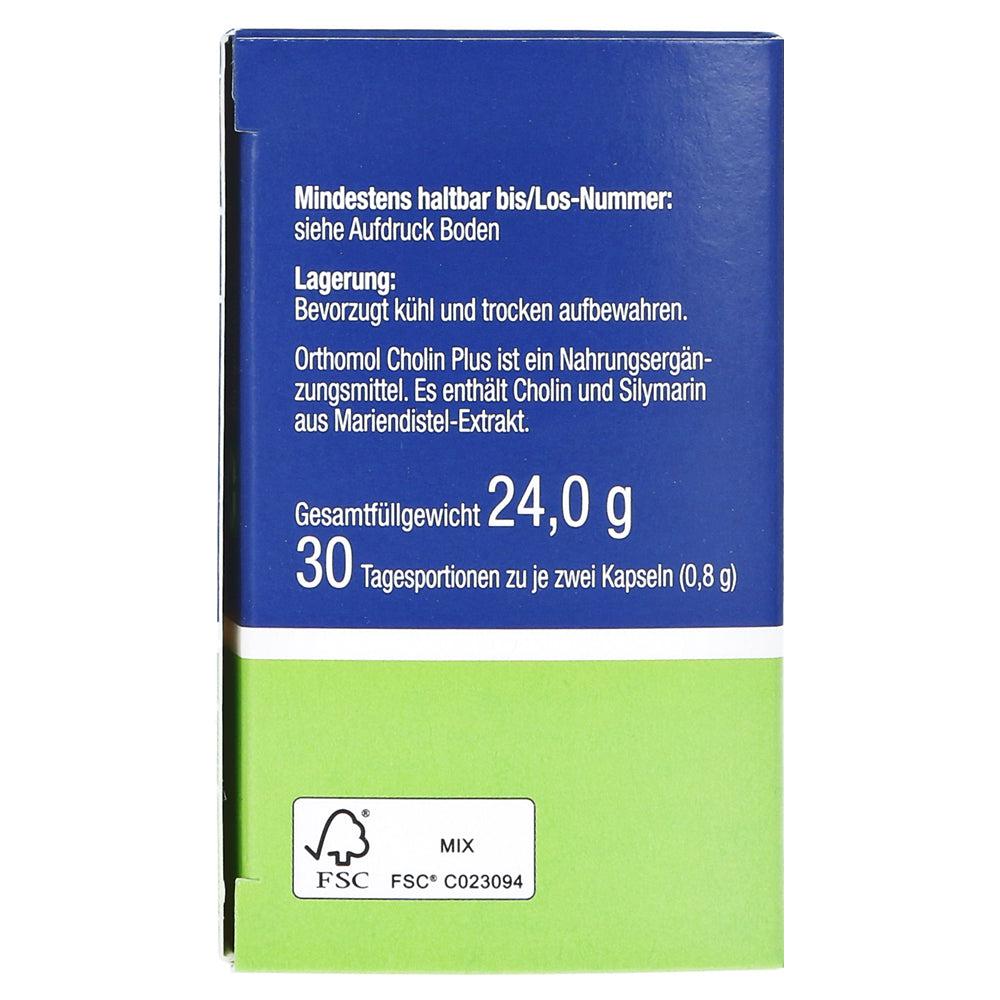 Orthomol Choline plus 60 capac