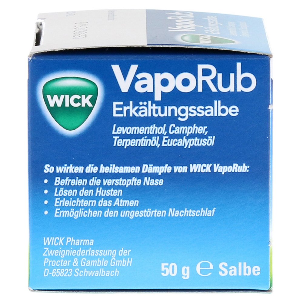 Wick VapoRub Ointment For Colds 50 g