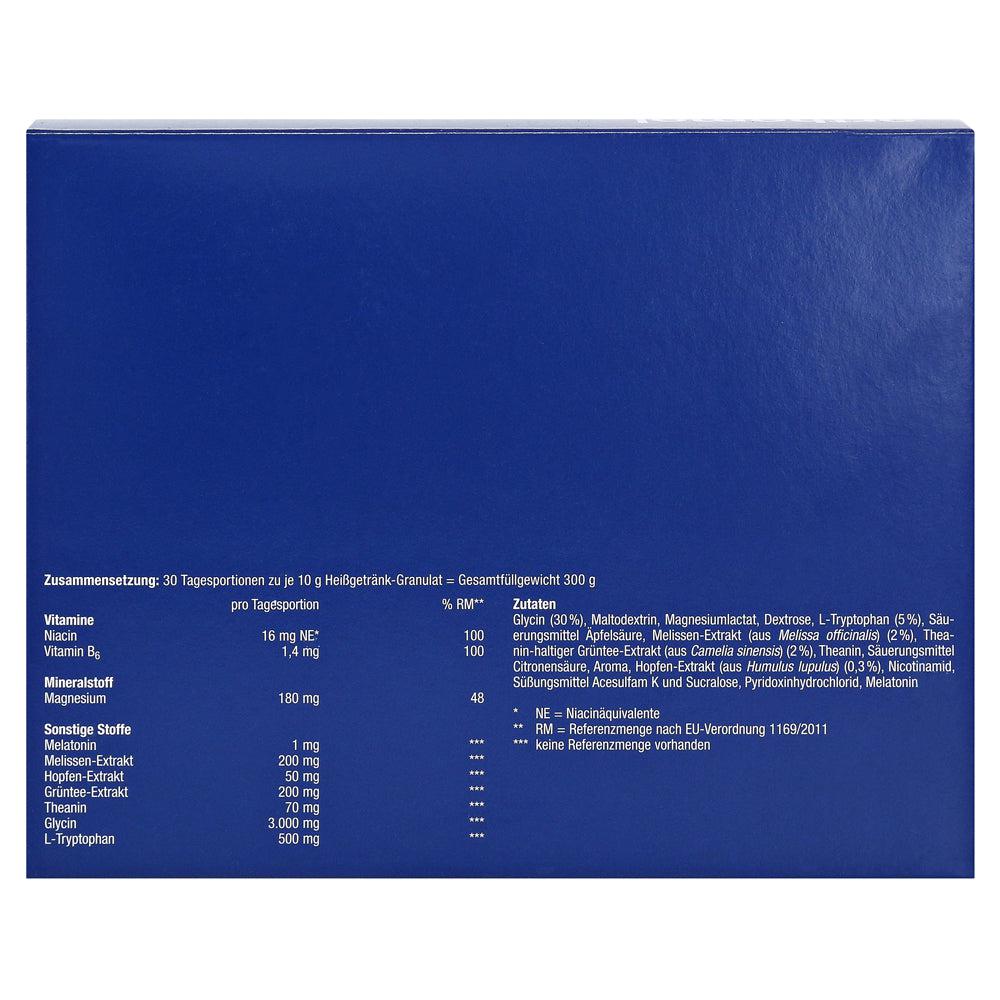 Nutritional table and ingredients list on the back of the package