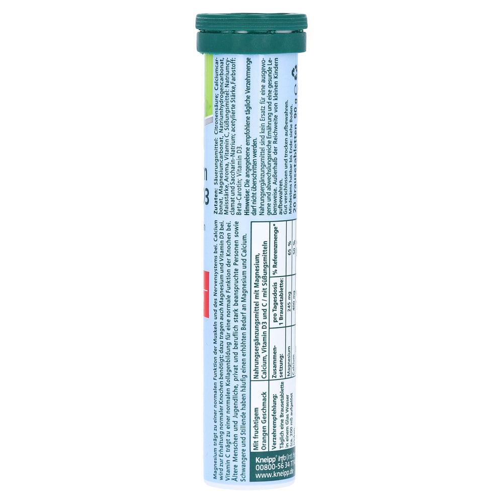 Kneipp Magnesium + Calcium + D3 effervescent tablets 20 pcs