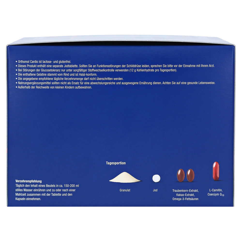 Orthomol Cardio Sachets + καρτέλα + καπάκι 30 ημέρες