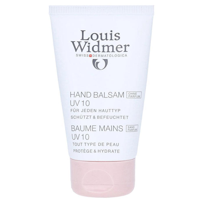 Louis Widmer Hand Balm UV 10 Uncented 50 ml - VicNic.com