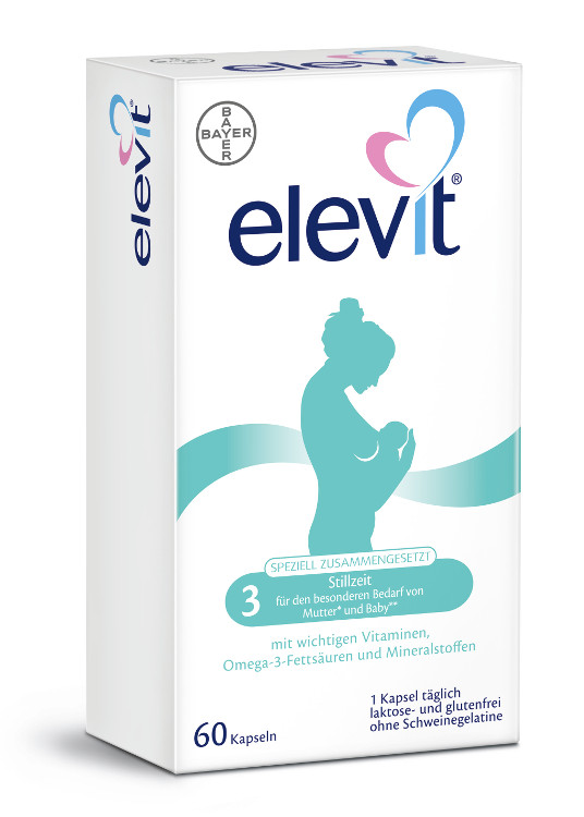 Elevit 3 Breastfeeding Nourishment for Mother and Child Soft Capsules
