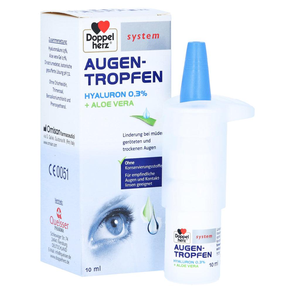 Doppelherz Eye Drops Hyaluron 0,3% + Aloe Vera 10 ml