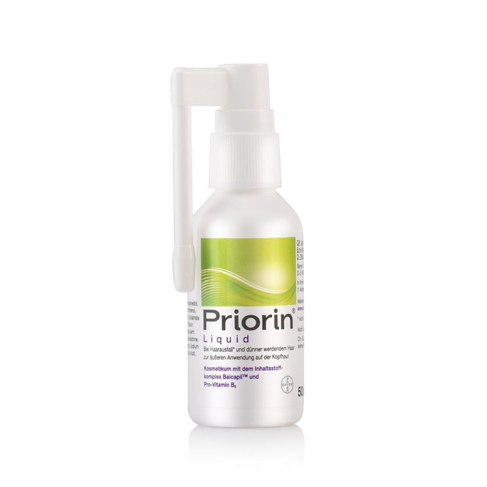 Priorin Liquid is a treatment against hair loss and thinning hair. Apply on the scalp