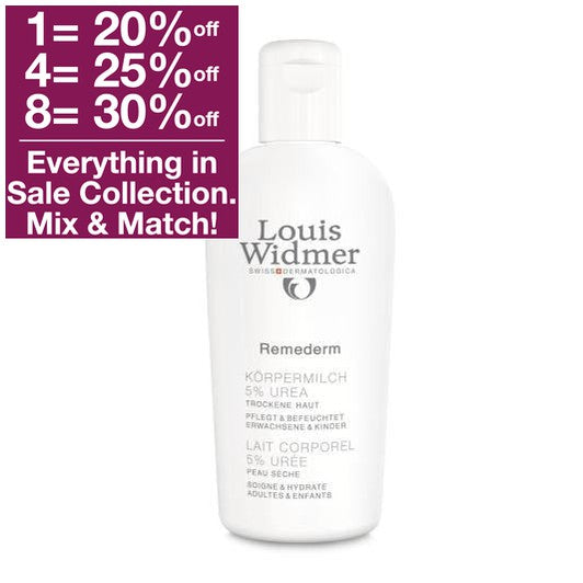 Louis Widmer Remederm Body Milk 5% Urea Unscented 200 ml - VicNic.com