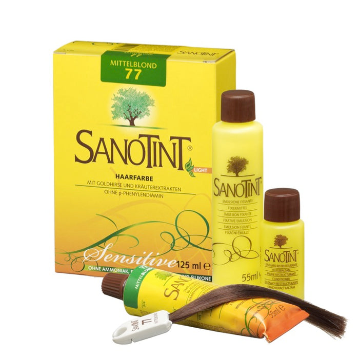 Sanotint Hair Dye Sensitive Light 125 ml - 077 Medium Blonde