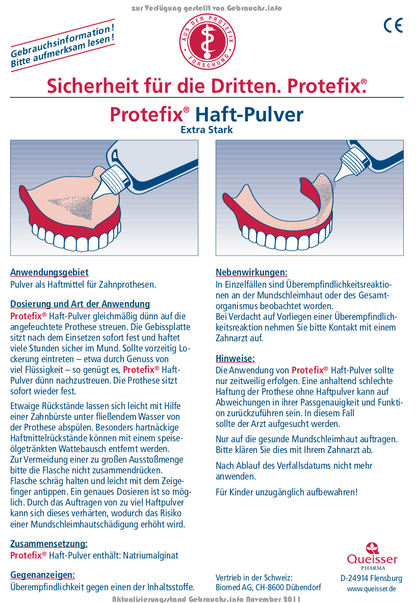 Protefix Denture Adhesive Powder 50 g