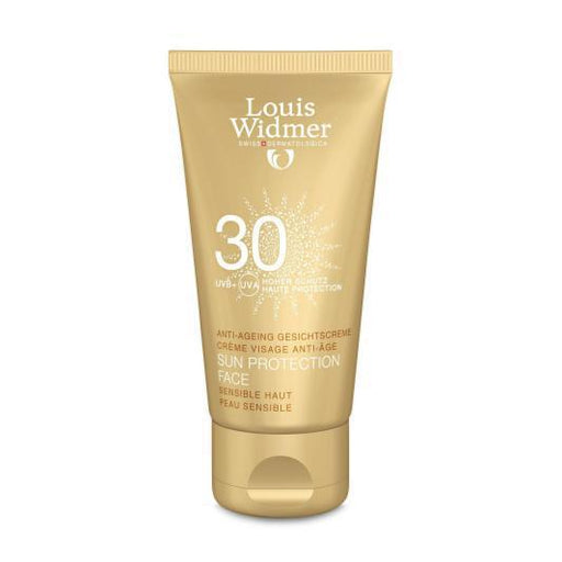Louis Widmer Sun Protection Face Cream SPF 30 – Anti-ageing and sun protection. Matricyl® 3000 fills wrinkles from the inside.  • For every skin type.  • High protection thanks to a combination of effective UVA and UVB filters • Anti-ageing effect for sensitive facial skin VicNic.com