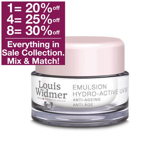Louis Widmer Day Emulsion Hydro-Active UV SPF 30 Unscented 50 ml - VicNic.com
