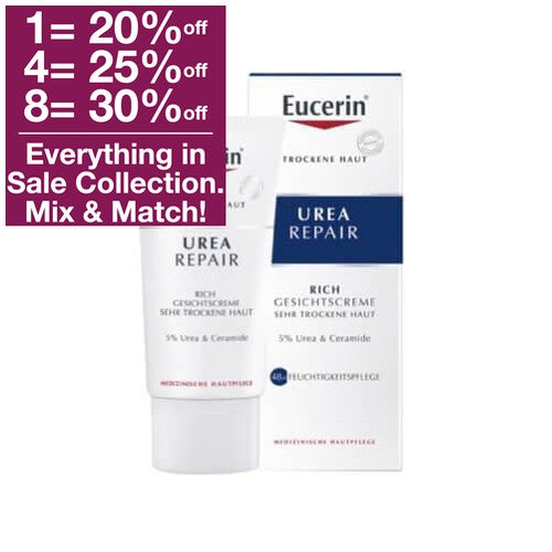 Eucerin UreaRepair Face Cream 5% Urea Rich 50 ml