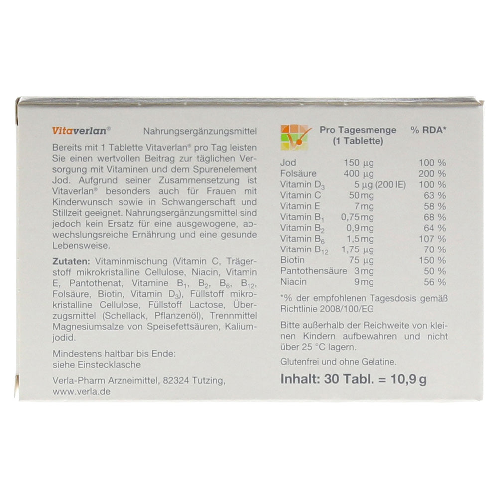 Vitaverlan Tablets 30 cap
