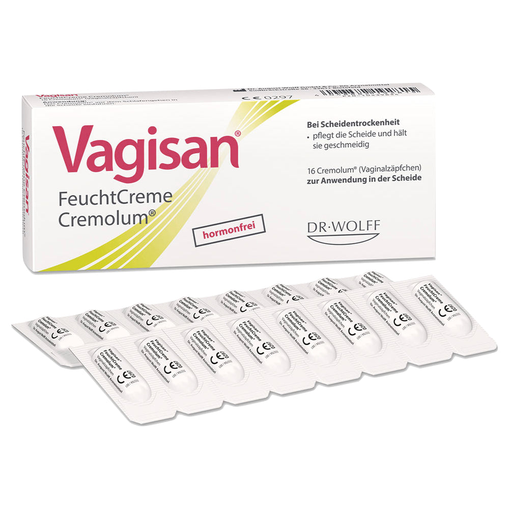 Dr. Wolffs vagisan intieme hydraterende cremolum pessaria 16 pcs